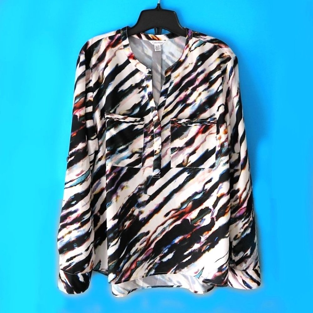 Calvin Klein Printed Blouse